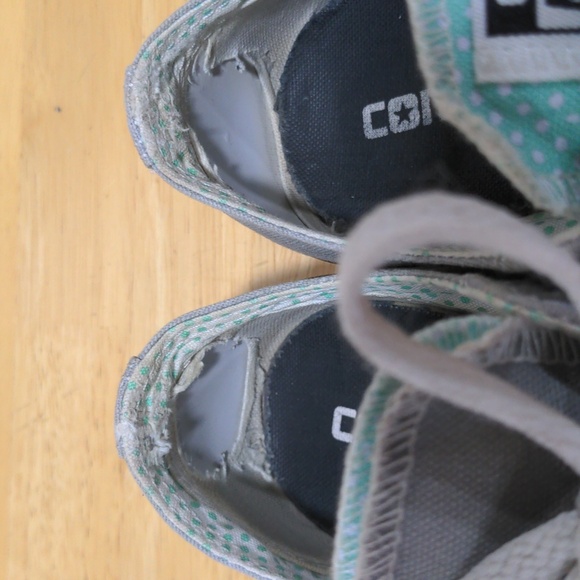 Converse Chuck Taylor All-star Unisex double tongue gray and teal - Picture 7 of 10